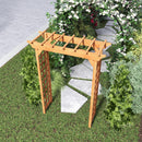 Arbor, Wedding Arch For Ceremony, Trellis For Plant Climbing, Christmas Decor Pergola For Garden Backyard - Yellow