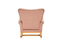 Modern Rocking Chair, Upholstered Accent Chair For Nursery, Small Contemporary Rocke