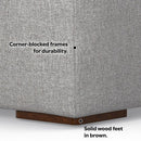 Rex - Left Arm Sofa Module - Gray