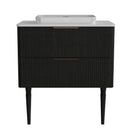 Elena - Modern Bathroom Vanity With Sink With Ample Storage, 2 Soft Close Drawers