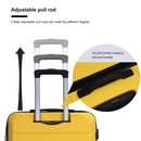 Hardshell Suitcase Spinner Wheels Lightweight Durable Suitcase With Tsa Lock, 3 Piece Set