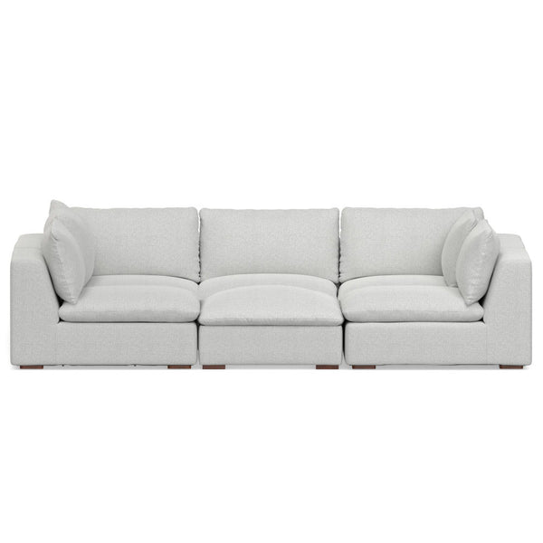 Jasmine - Pit Sectional Sofa - Gray