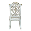 Vendome - 48" Side Chair (Set of 2) - Synthetic Leather & Antique Pearl
