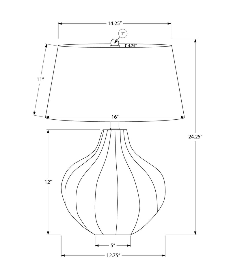 Lighting, Table Lamp, Ceramic, Transitional - Blue