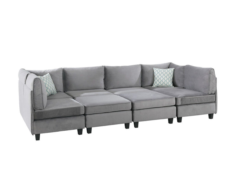 Zelmira - Velvet Sctional Sofa