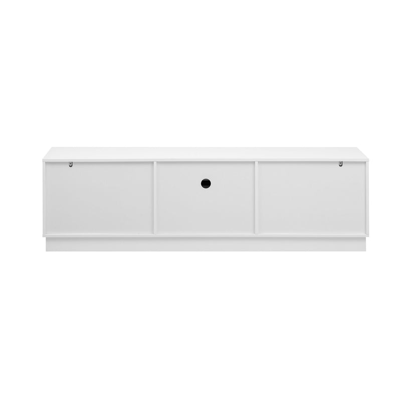 Modern Minimalist TV Stand For TVs Up To 75" With Adjustable Shelves