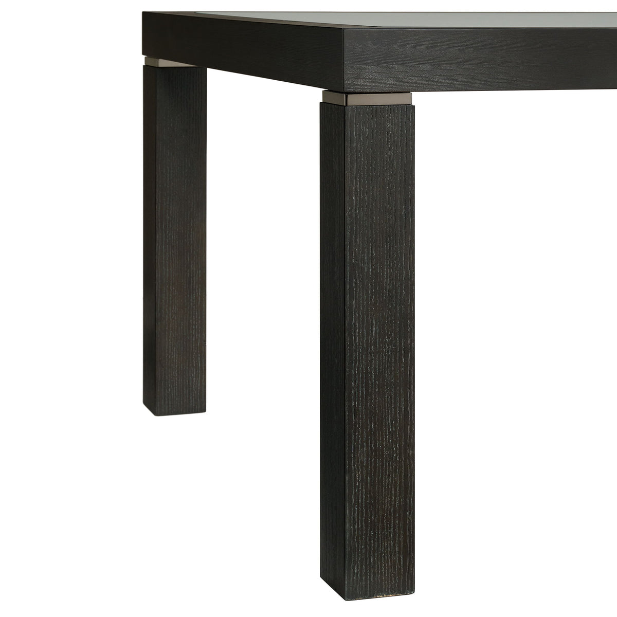Elodie Counter Table With Glass in Charcoal by Elements International, view 10