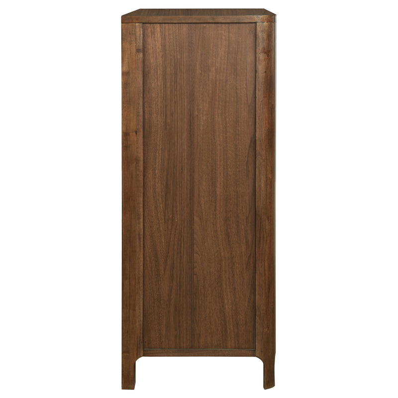 Maderia - 5-Drawer Chest Of Drawers - Walnut