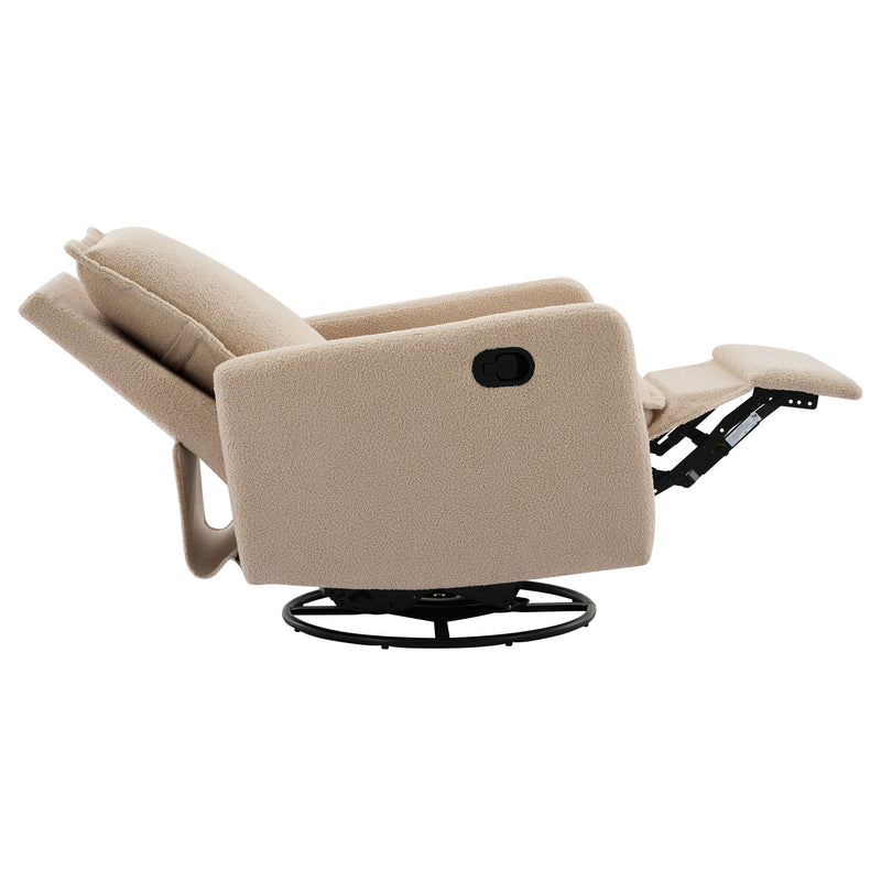 Swivel Rocker Glider Recliner, Rocking Chair Nursery For Living Room