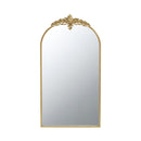 Arched Wall Mirror With Metal Frame, Wall Mirror For Living Room