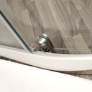 Framed Tub Shower Enclosure With Clear Tempered Glass