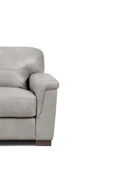 Cornelia - Leather Chair - Gray