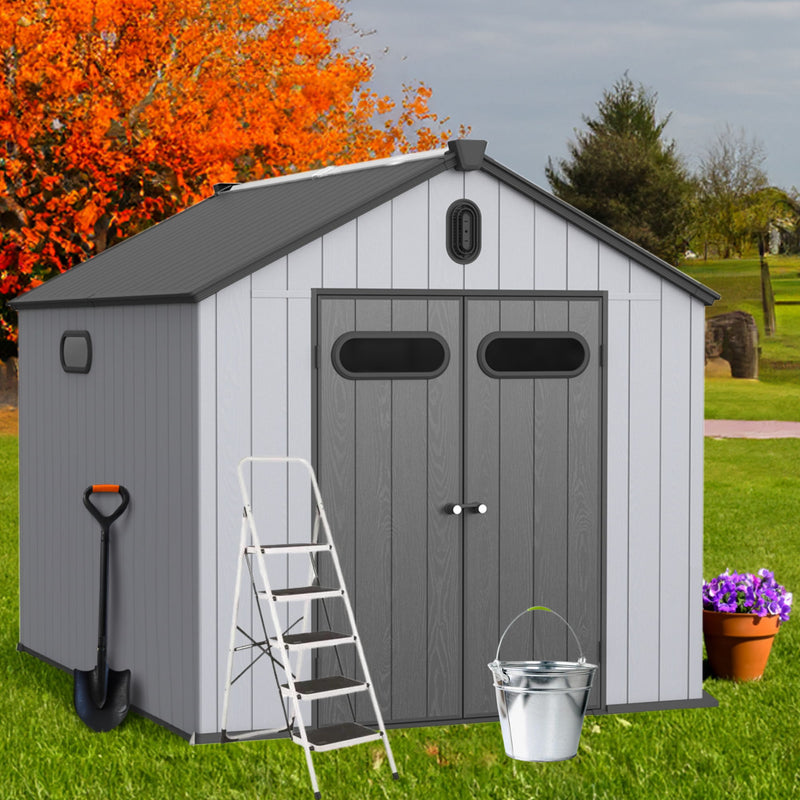 Plastic Storage Shed For Backyard Garden Big Spire Tool Storage