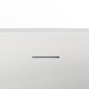Solid Surface Soaking Freestanding Bathtub For Bathroom - Matte White