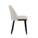 Modern Dining Chair With Curved Backrest