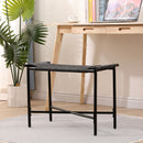 Handwoven Paper Rope Foot Rest Shoes Stools Ottomans For Entryway