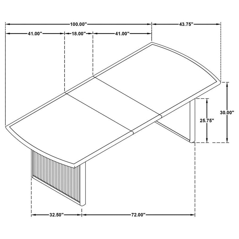 Brookmead - Extension Leaf Dining Table - Black