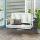 Tambora - Porch Swing Acacia Wood Slat Design