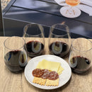 Tritan Hammer - Leadingware Plastic Wine Glasses (Set of 4), Unbreakable 15Oz - Clear