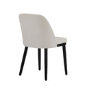 Modern Dining Chair With Curved Backrest