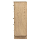 Kailani - 5-Drawer Bedroom Chest Of Drawers - Beige Oak