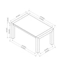 Vanilla - Real Marble Dining Table And Chair Set With Upholstery - Beige / Natural