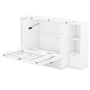 Murphy Bed With Shelves, Drawers And USB Ports