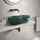 Bathroom Vessel Sink With Wavy Design