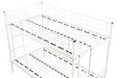 Metal Twin over Twin Bunk Bed/ Heavy-duty Sturdy Metal/ Noise Reduced Design/ Safety Guardrail/ 2 Side Ladders/ CPC Certified/ No Box Spring Needed