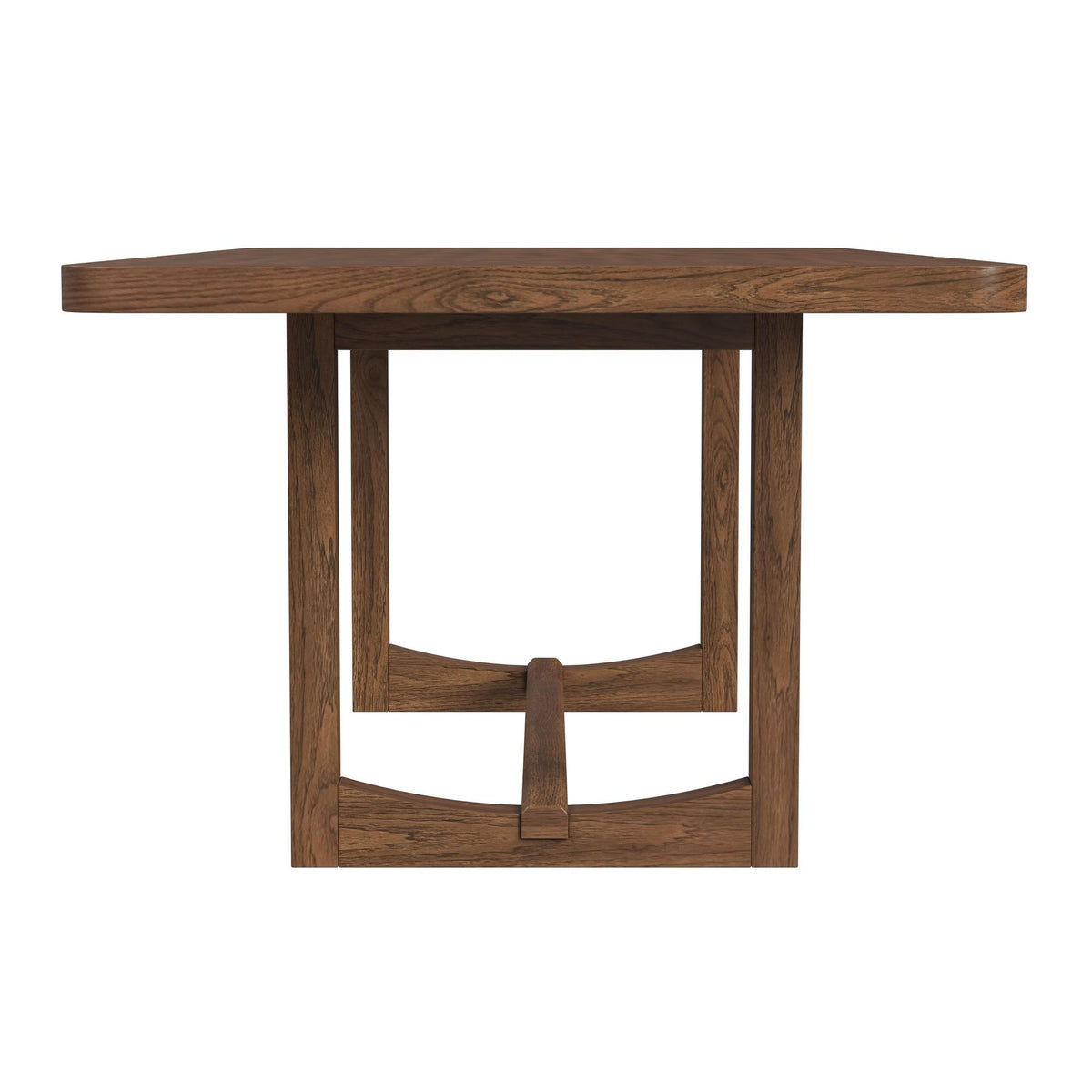 Glinda Dining Table With 18" Leaf in Brown by Elements International, view 11