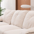 Modern Sofa With Removable Pillowcase And Backrest