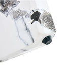 Modern Round Glass Coffee Table With Tempered Glass