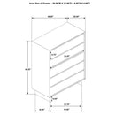 Glenwood - 4-Drawer Chest Of Drawers - Warm Brown