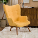Mid Century Modern Arm Chairs For Living Room - Yellow