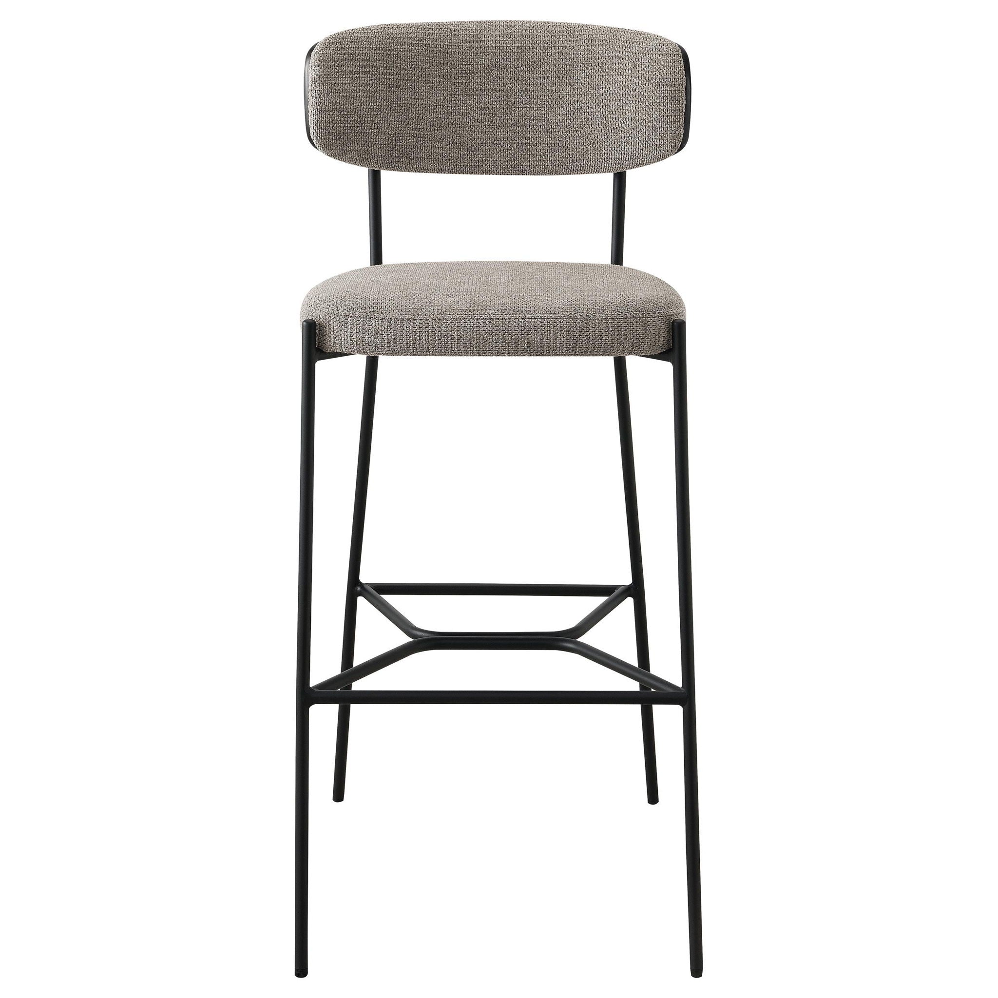 Elison Pub Height Bar Stool Light Brown (Set of 2) - Atlantic Fine Furniture Melbourne FL