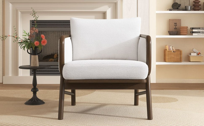 Upholstered Accent Armchair For Living Room