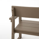 5 Piece Outdoor Dining Set For 4, Weather Resistant Patio Table With Umbrella Hole And 4 Armrest Chairs Garden Furniture For Backyard - Wood