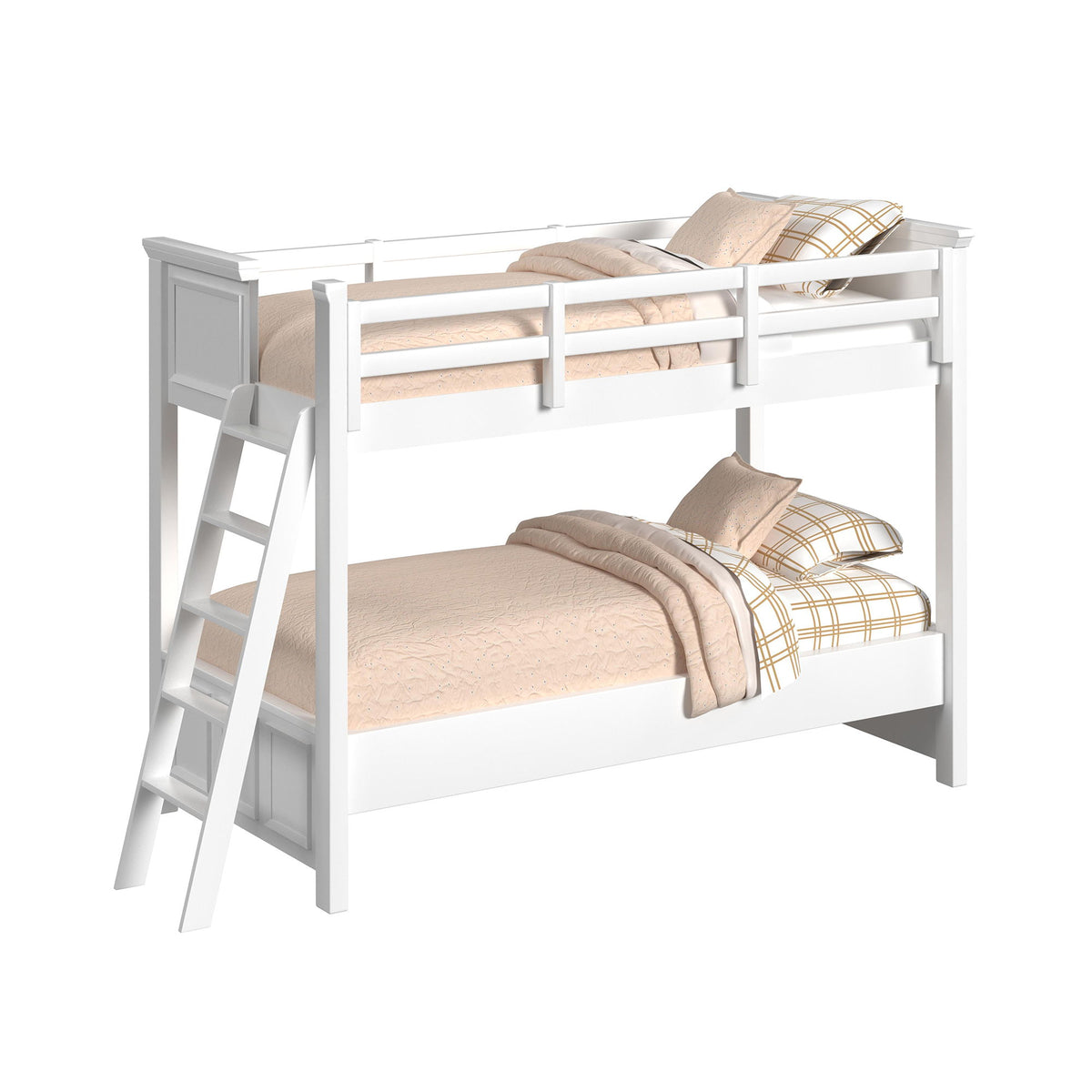 Hampton Kids Bunk Bed With Ladder in Black by Elements International