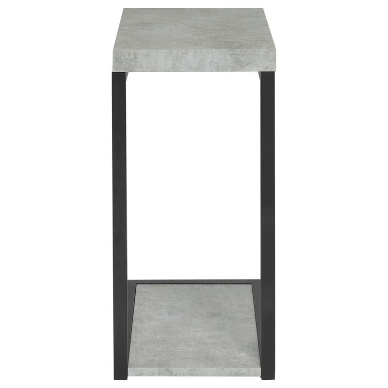 Beck - Engineered Wood C-Shape Sofa Side Table