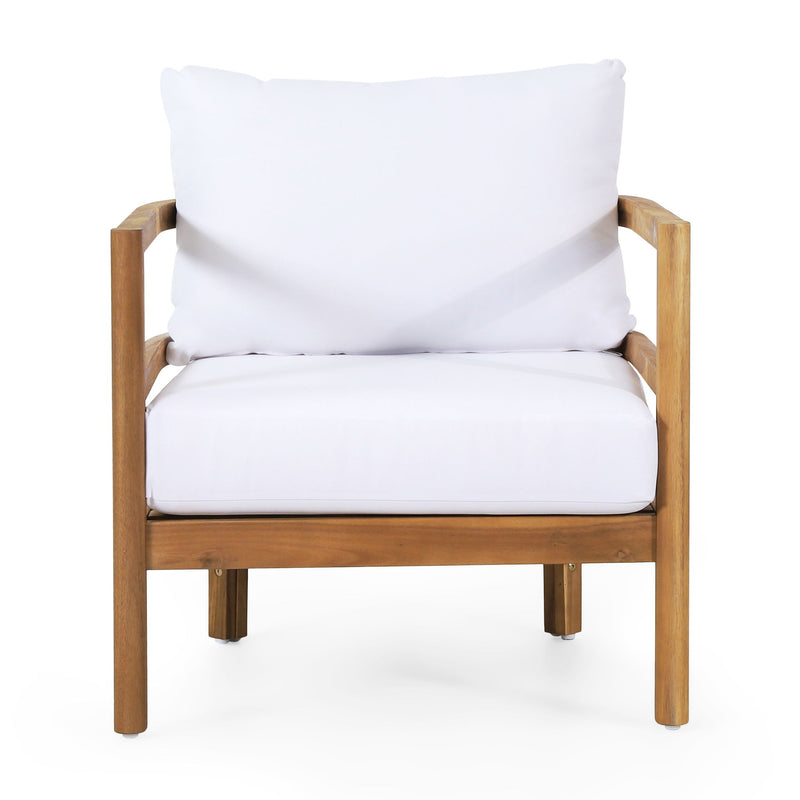 Outdoor Furniture With Coffee Table, Patio Conversation Set Deep Seating With Soft Cushion