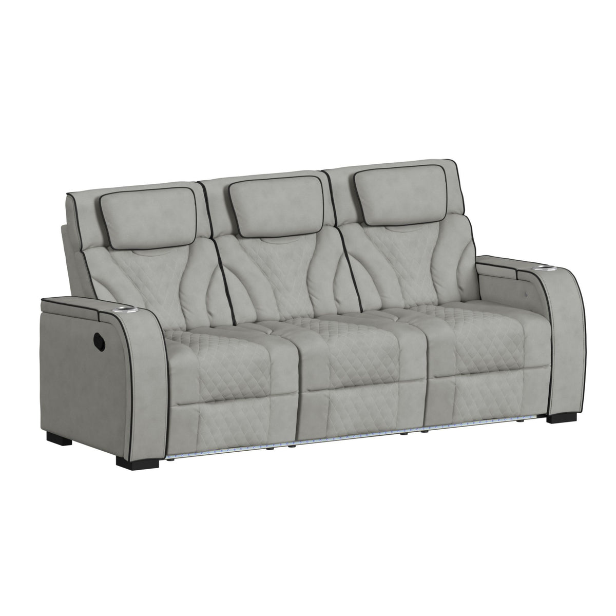 Blitz Living Room Set in Dark Gray by Elements International, view 35