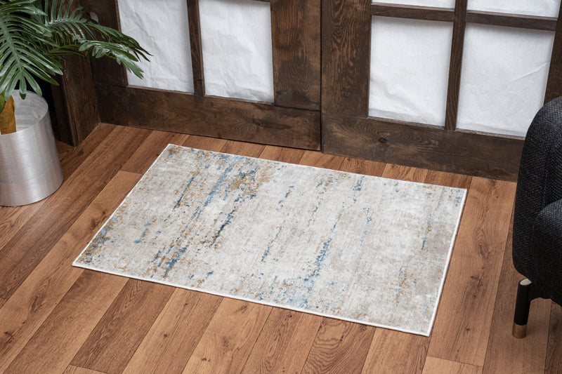 Elegance - 5'3" X 7'3" Area Rug - Ivory, Polyester