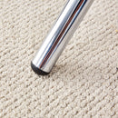 Modern Round Clear Glass Dining Table With Unique Metal Legs For 4 6 People - Silver