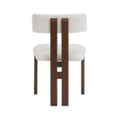 Modern Upholstered Armless Dining Chairs With Metal Legs