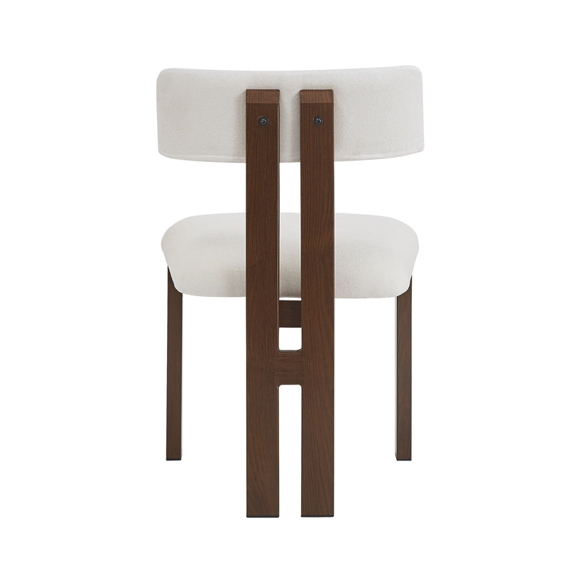 7 Piece Dining Set With Upholstered Armless Chairs And Table