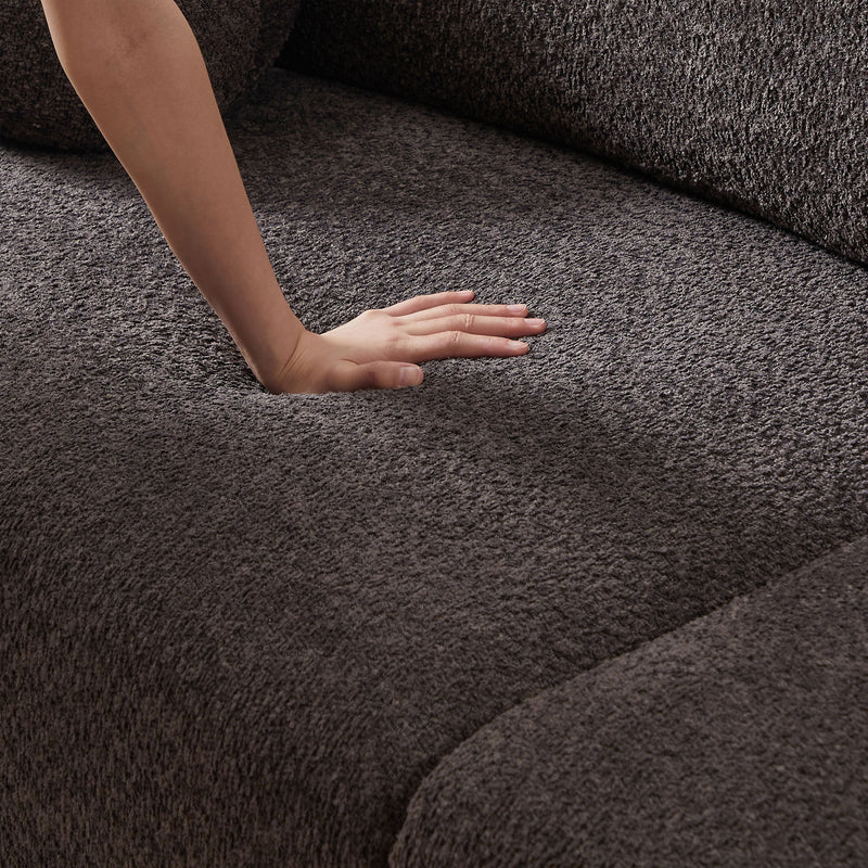 2 Seater Cushion Sofa With 2 Cushions And 2 Ball Pillows