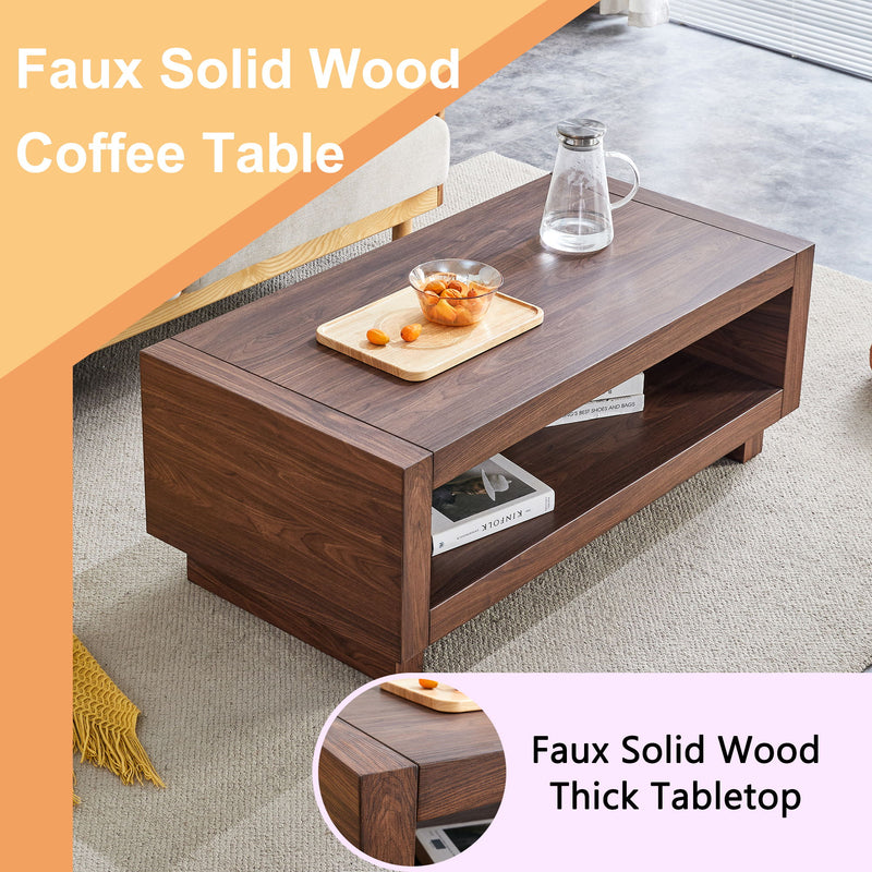Modern Minimalist Rectangular Coffee Table