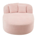 Modern Chaise Lounge Sofa Boneless Couch With Supportive Pillows