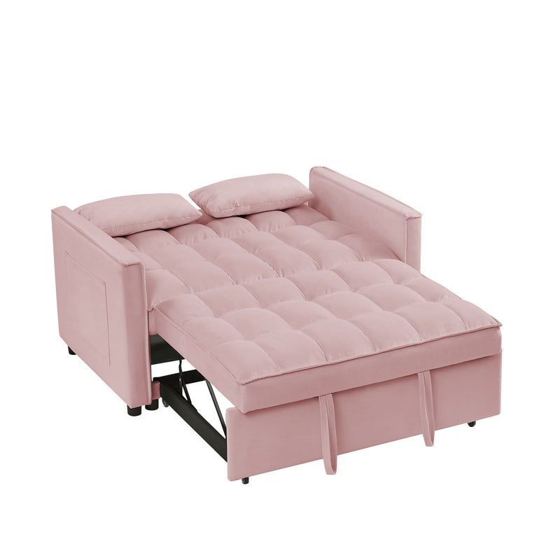 Velvet Loveseat Sofa Bed