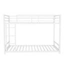 Bunk Bed With Noise Reduction And Safety Guardrail